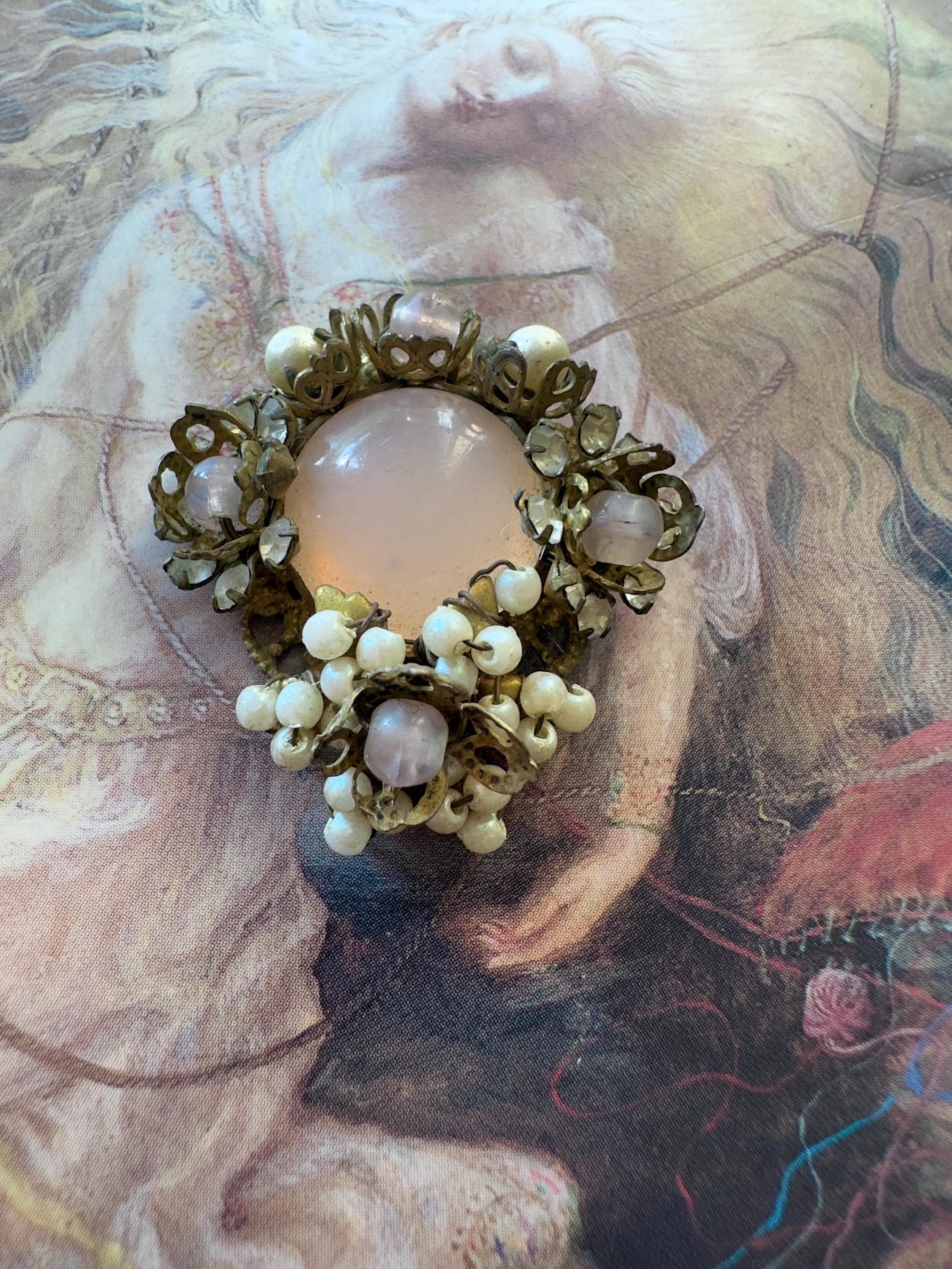 希少STANLEY HAGLER N.Y.C. ヴィンテージ　花と果実のブローチ Stanley hagler brooch - Etsy 日本