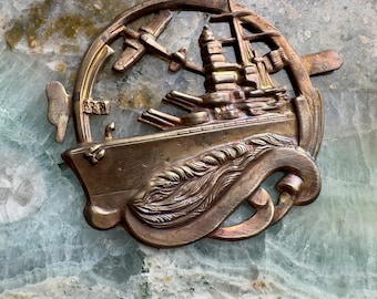 Vintage US Army Jerry Can: WWII Metal Fuel Tank, US Cavalier 1940s