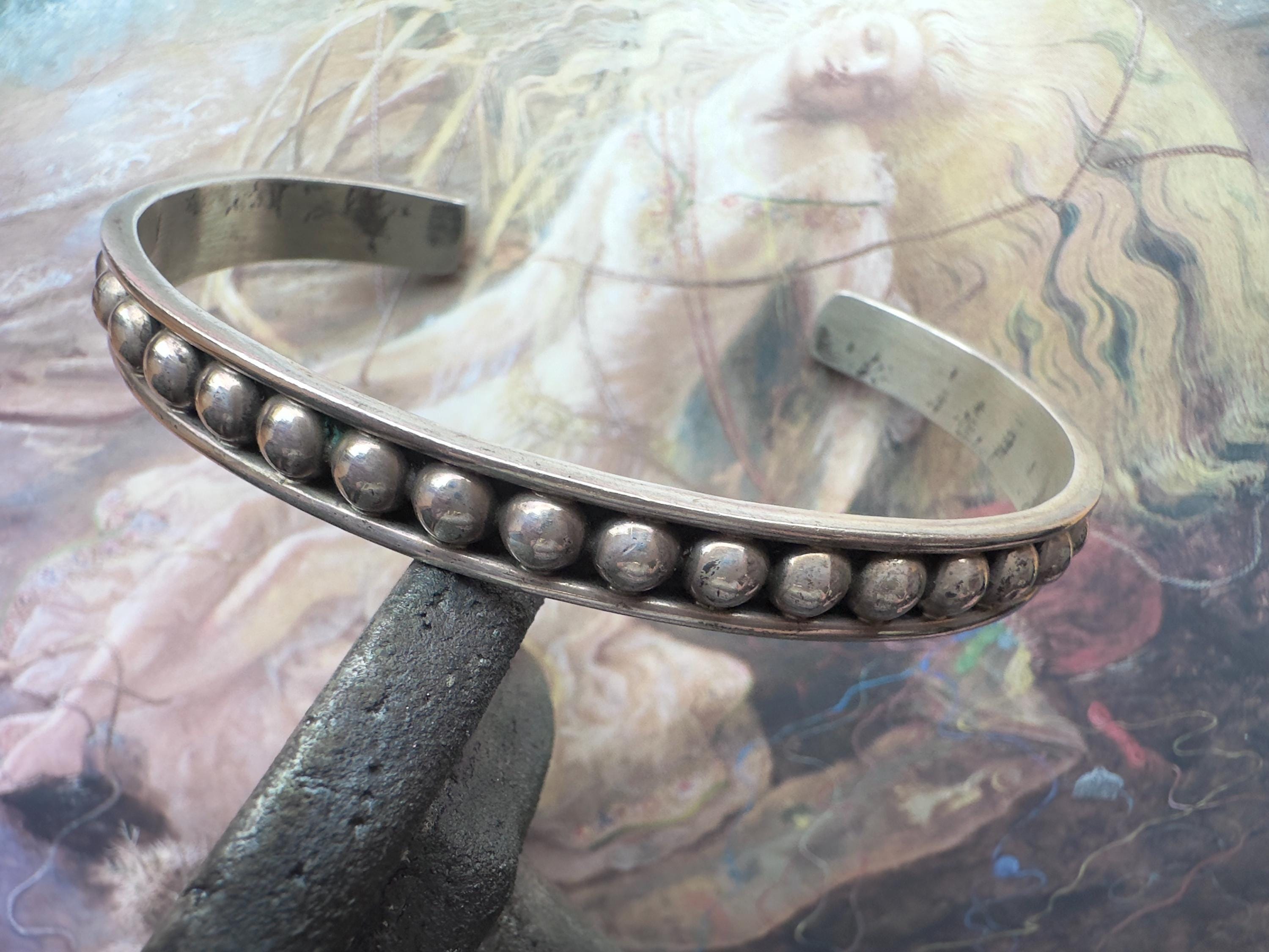 Mexico Silver Bangle - Etsy