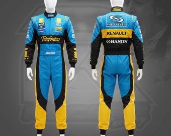Custom Formula 1 Racing Suit, Fernando Alonso Inspired