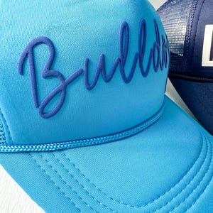 Custom Puff Print Hat, Custom Foam Hat, Foam Trucker Hat, 3D Puff Print Hat,Personalized Team Hat Cute Team Spirit Hat Back to School Hat