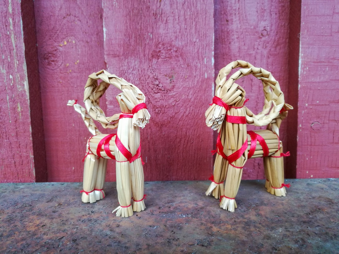 Small Julbock, Swedish Straw Goat, Straw Goat, Scandinavian Christmas