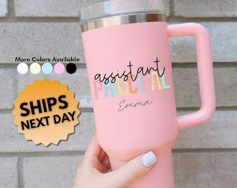 Assistant Principal Tumbler, School Staff Appreciation, Teacher Assistant Cup, Personalized Principal Gift, Education Team Gift