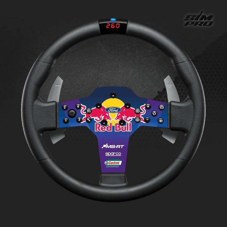 Fanatec CSL P1 V2 Wheel - Ford M-SPORT WRC 2022 Sticker (simracing ...