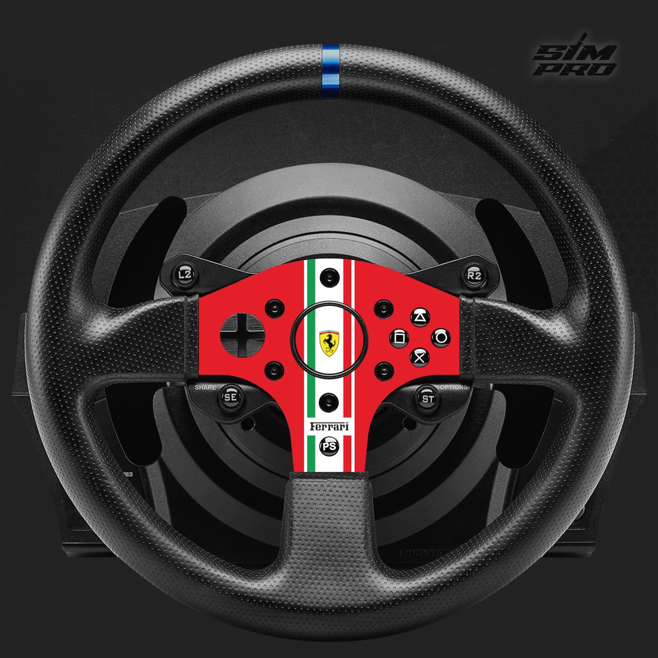Thrustmaster T300 RS Wheel - Ferrari GT3 EVO Sticker (simracing 