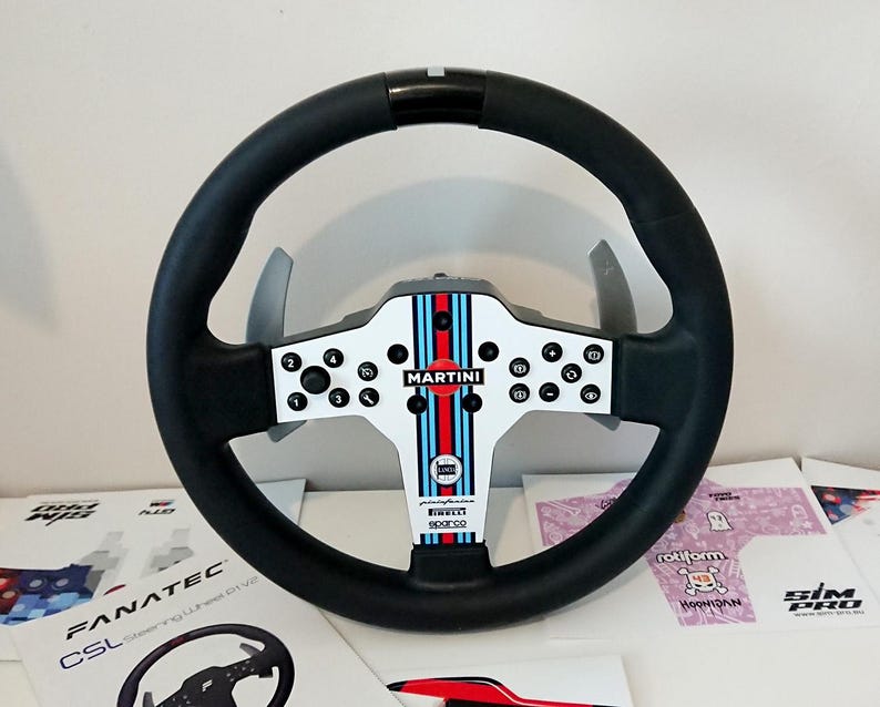 Fanatec CSL P1 V2 Wheel - Ford M-SPORT WRC 2022 Sticker (simracing ...