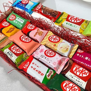 16 Japanese Authentic Kit Kat Flavors Curated Gift Box |  Limited Edition variety Assortment
