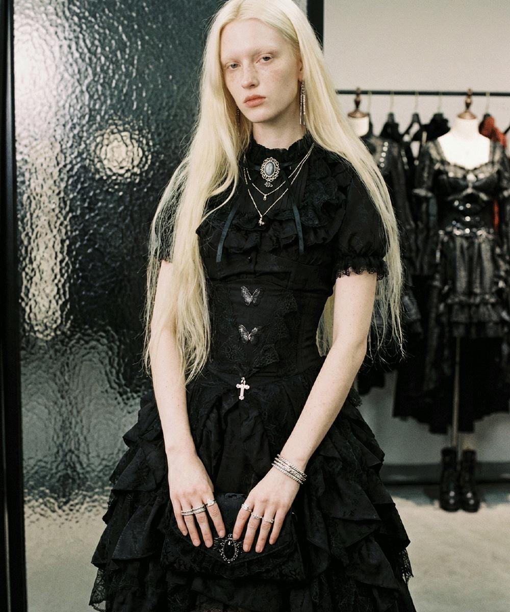 Black Lacy Dress - Etsy