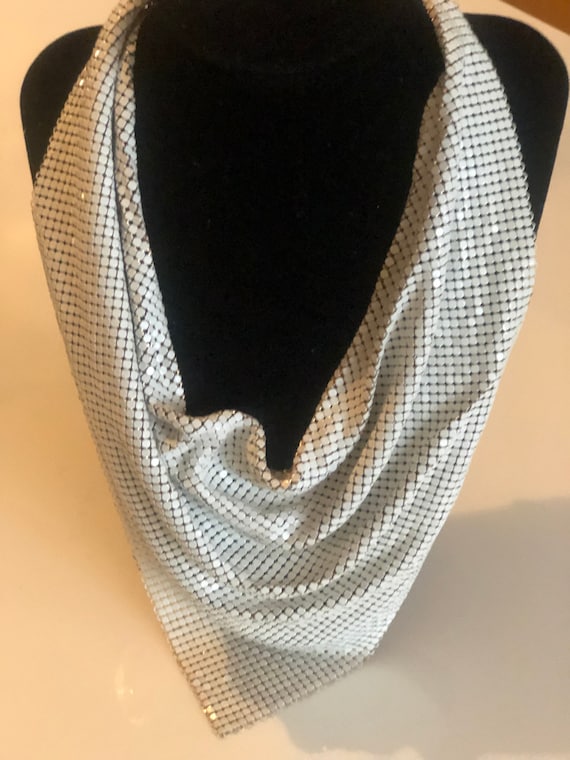 Vintage White Whiting Davis Necklace 