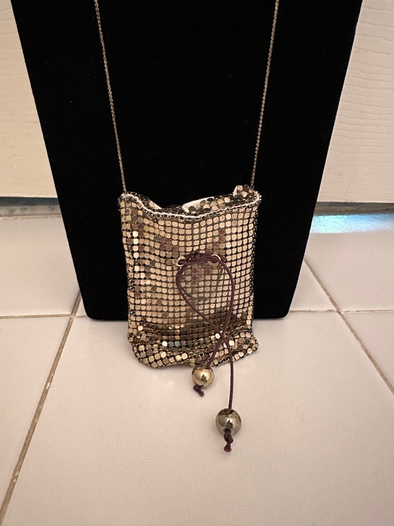 Vintage mesh necklace - image 4