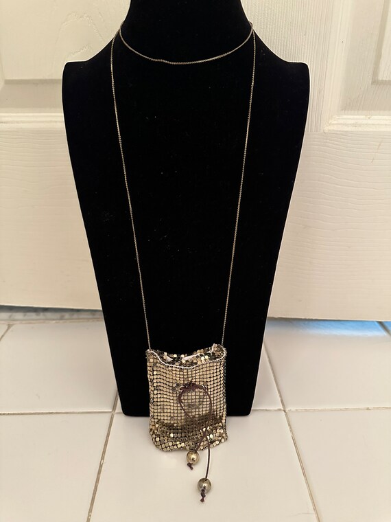 Vintage mesh necklace - image 3