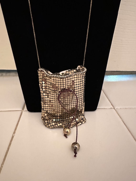 Vintage mesh necklace - image 1