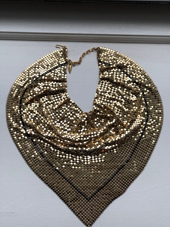 Vintage Whiting Davis Mesh Necklace 