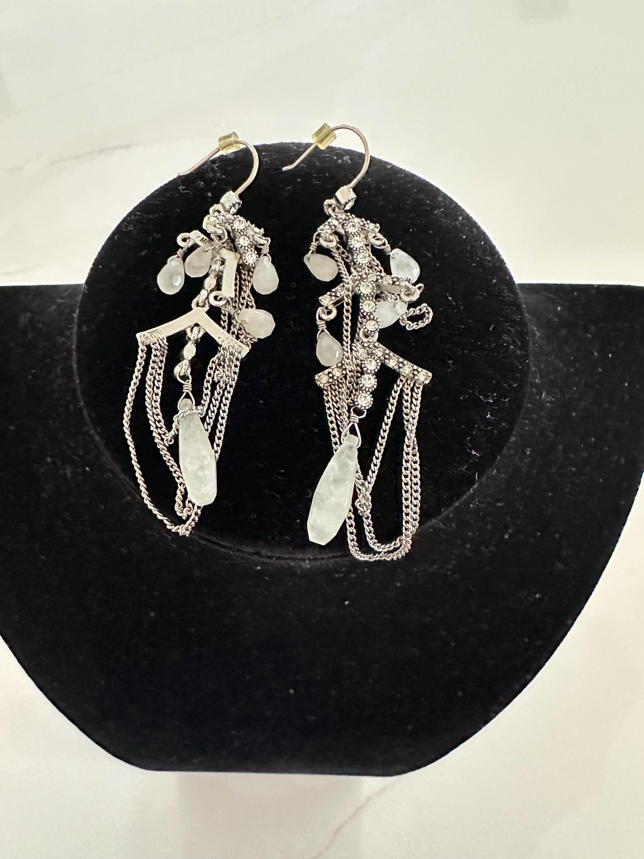 Vintage Monet Chandelier Earrings - Etsy