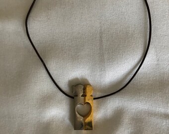 Vintage brass necklace