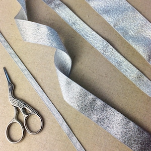 Silver Lame Ribbon.  7mm, 15mm, 25mm, 40mm craft ribbon.