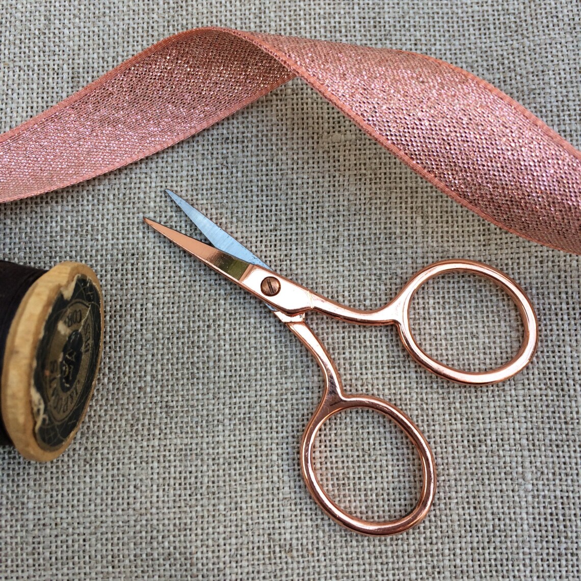 Mini Rose Gold Embroidery Scissors. 6.5 Cm Needle Craft Etsy