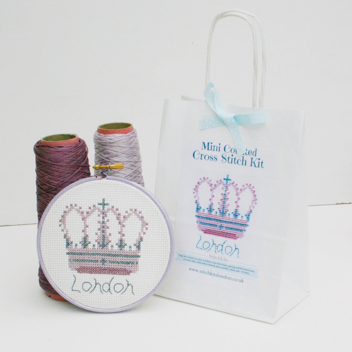 London Crown Cross Stitch. Royal Cross Stitch UK Designer/ Etsy