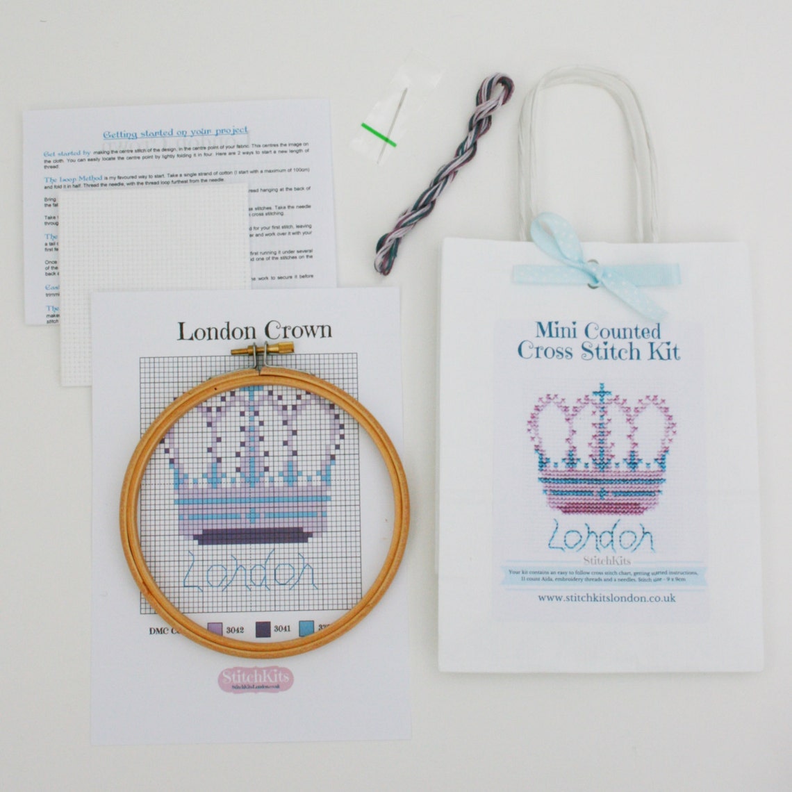 London Crown Cross Stitch. Royal Cross Stitch UK Designer/ Etsy