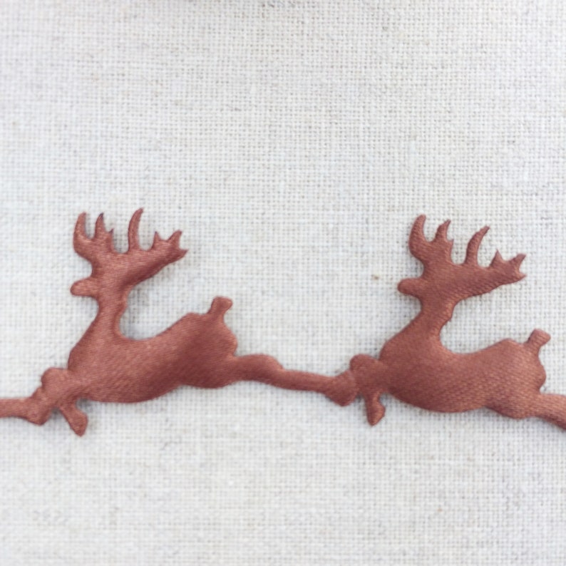 Reindeer and Red Plaid Ribbon Collection