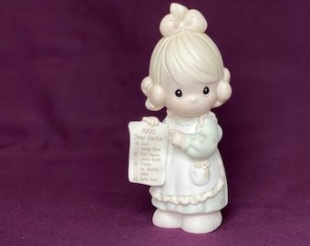 Precious Moments - But the Greatest of These is Love - 527688 - Vintage Figurine - Enesco - 1992 Christmas Figurines