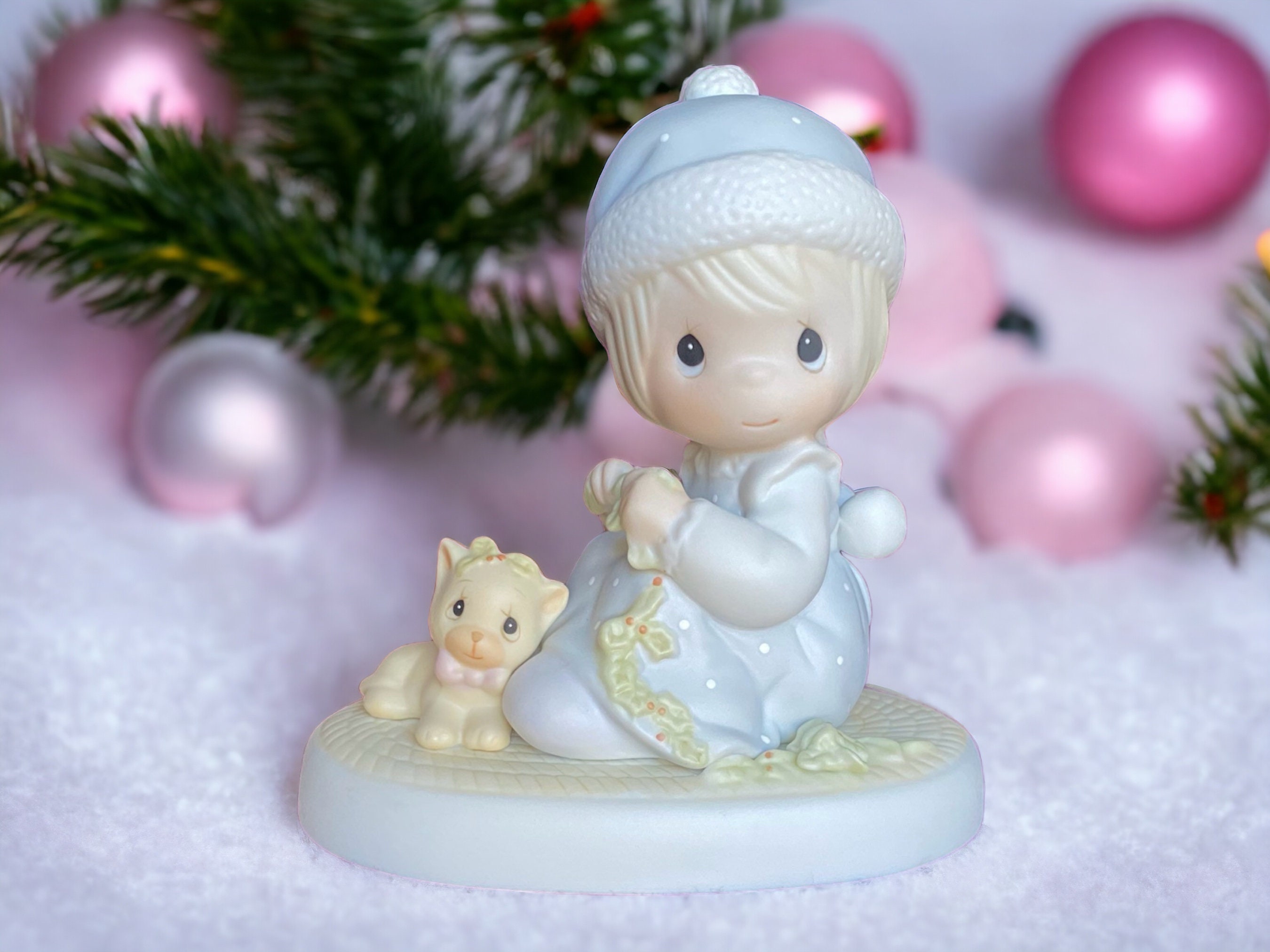 Precious Moments - Meowie Christmas 109800 - Vintage Figurines - Etsy
