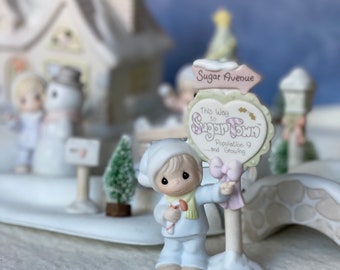 Precious Moments Sugar Town - Sam's House Figurine - Sam Butcher