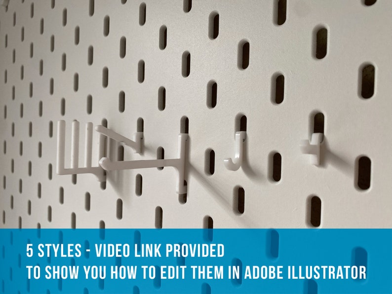 IKEA SKÅDIS Pegboard Hooks Laser Cut File Etsy Canada