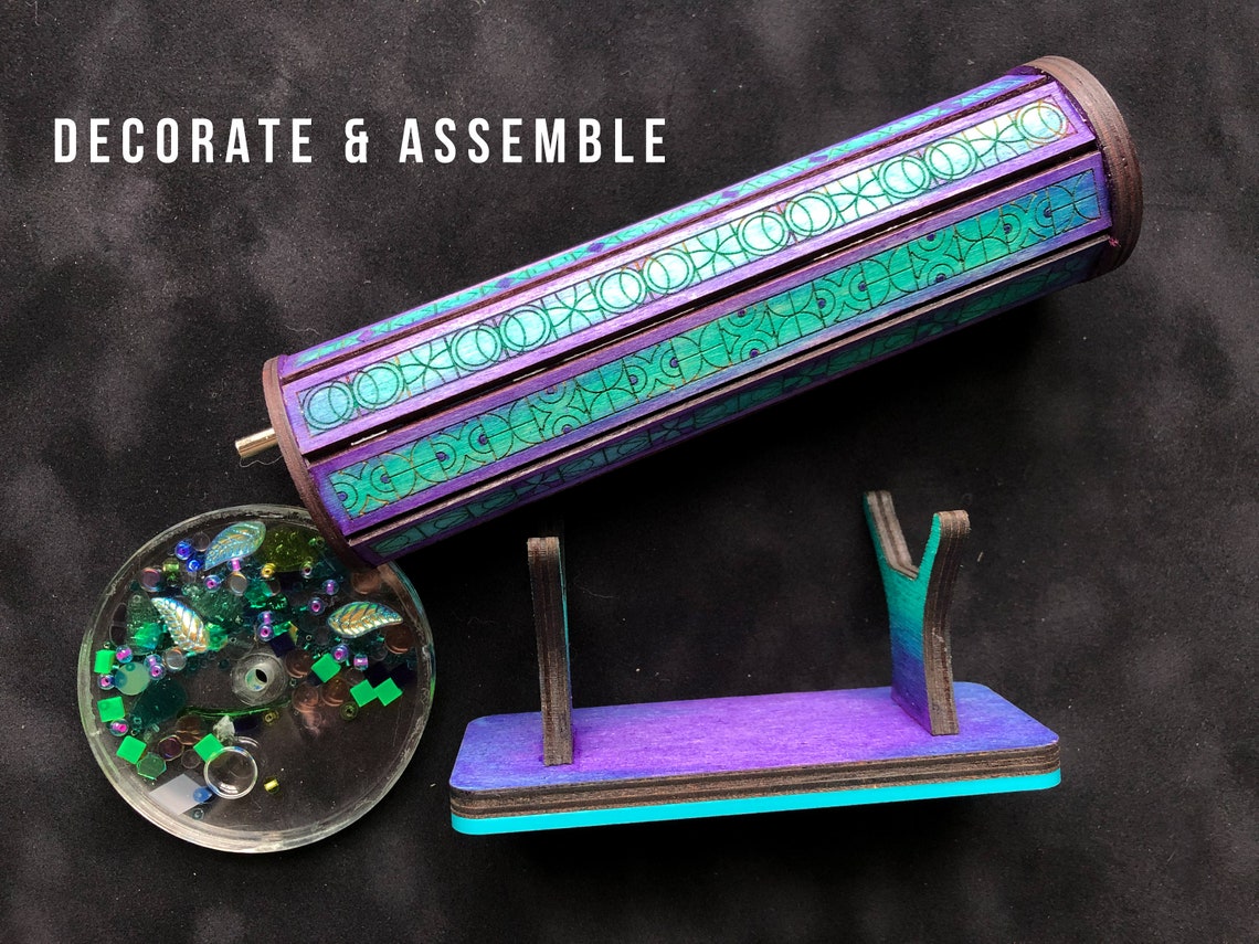 Build Your Own Lasercut Kaleidoscope Kit Etsy