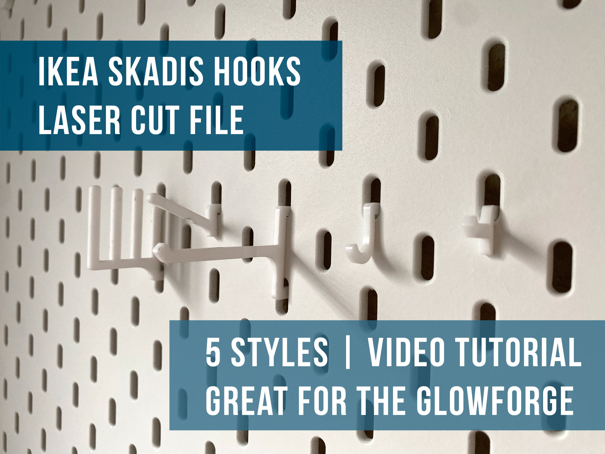IKEA SKÅDIS Pegboard Hooks Laser Cut File Etsy Hong Kong