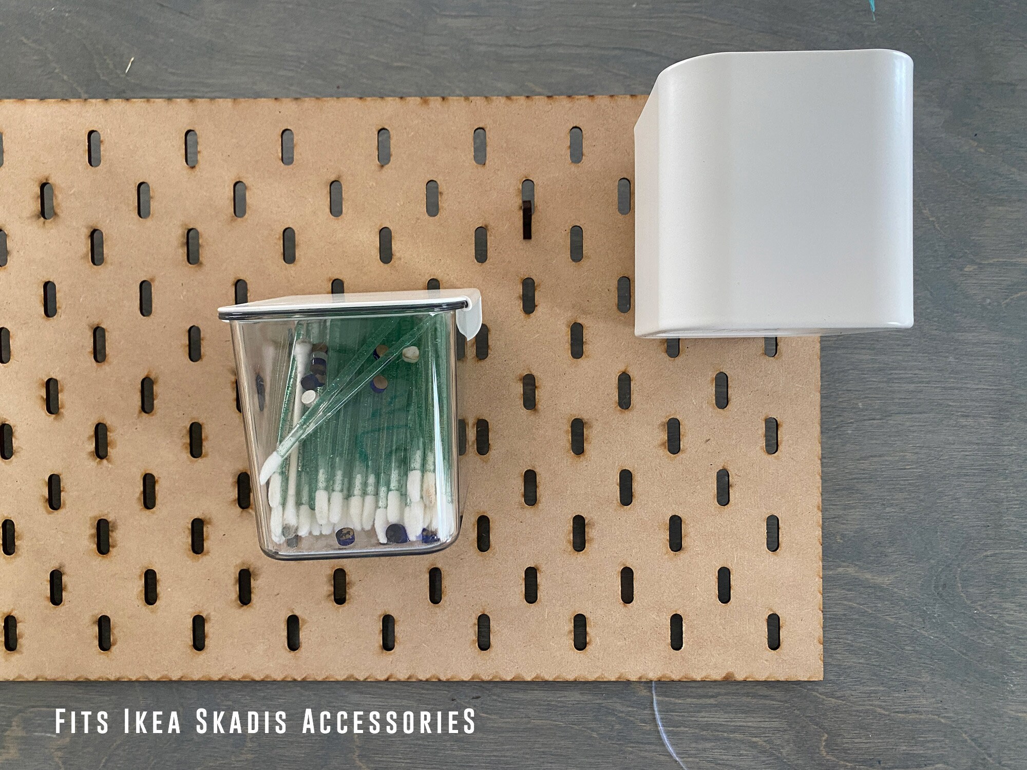 Slotted Pegboards - Digital Laser Cut File (IKEA SKÅDIS Compatible ...