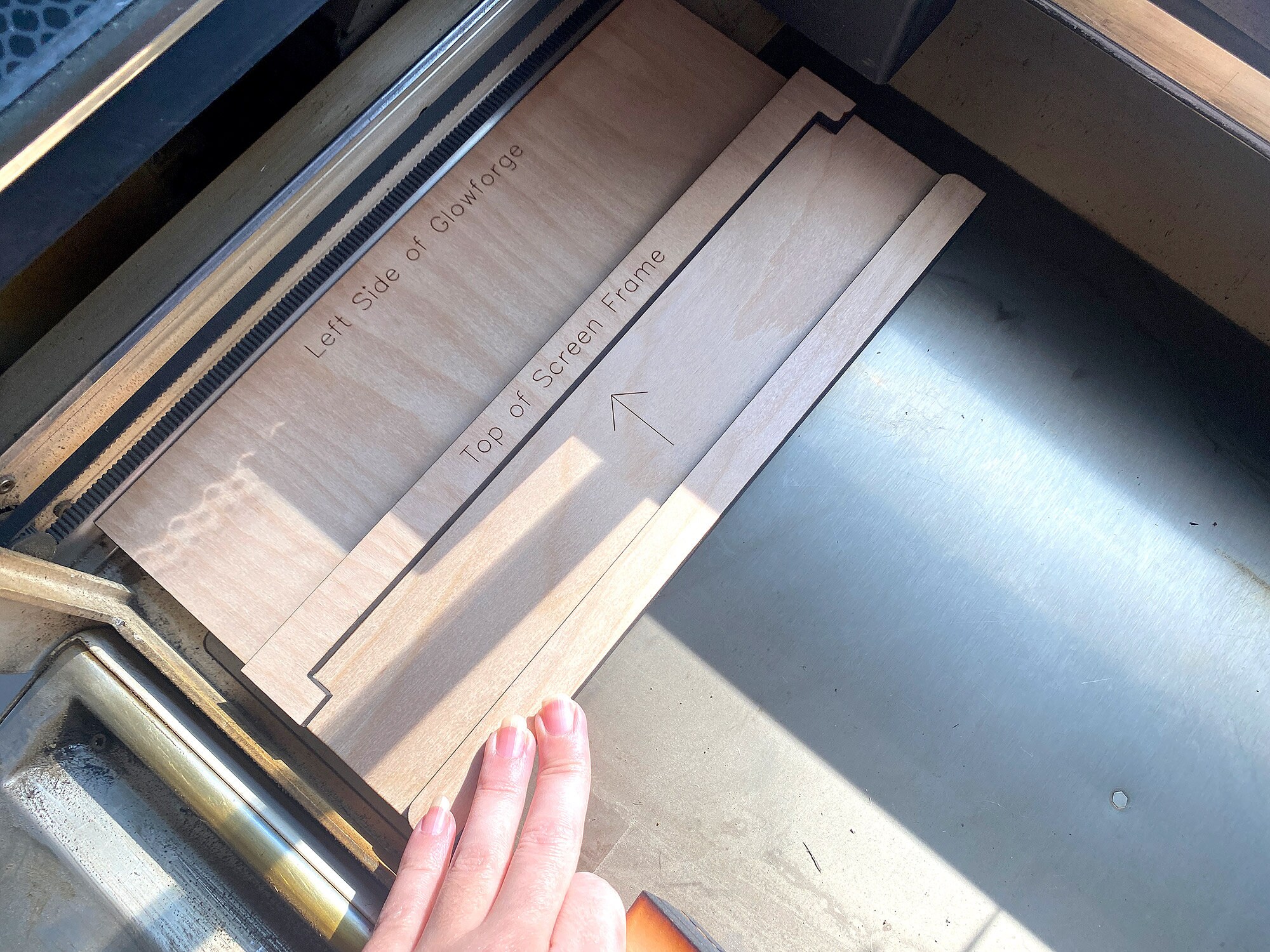 Xtool Screen Printing Jig for the Glowforge | Digital Laser Cutting ...