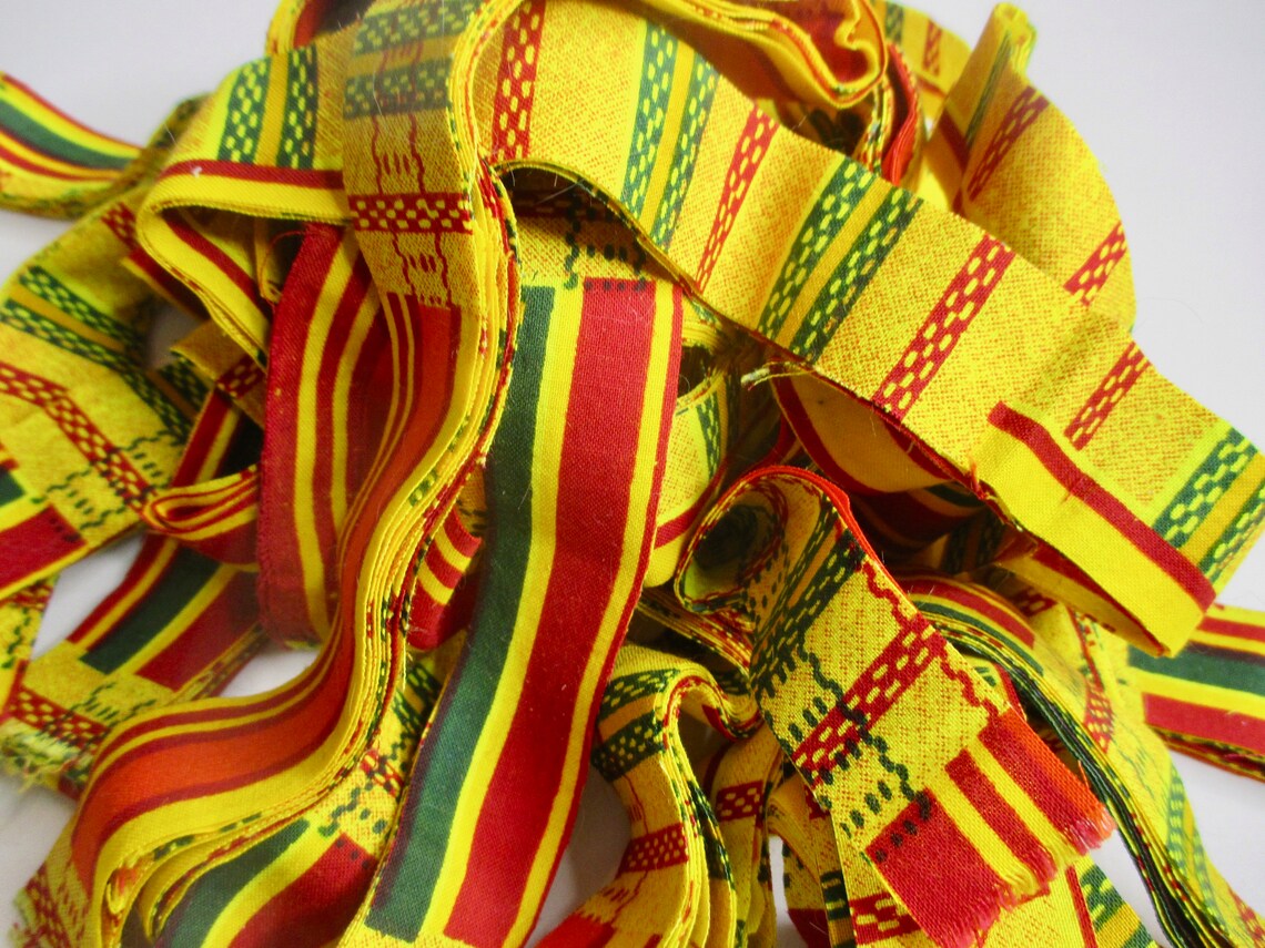 Rag Rug Yarn Precut Fabric Strips Toothbrush Amish Knot Braided Crochet 16 Yd Abstract Etsy