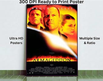 アルマゲドン映画ポスター - 1998 - アクション - ワンシートアート