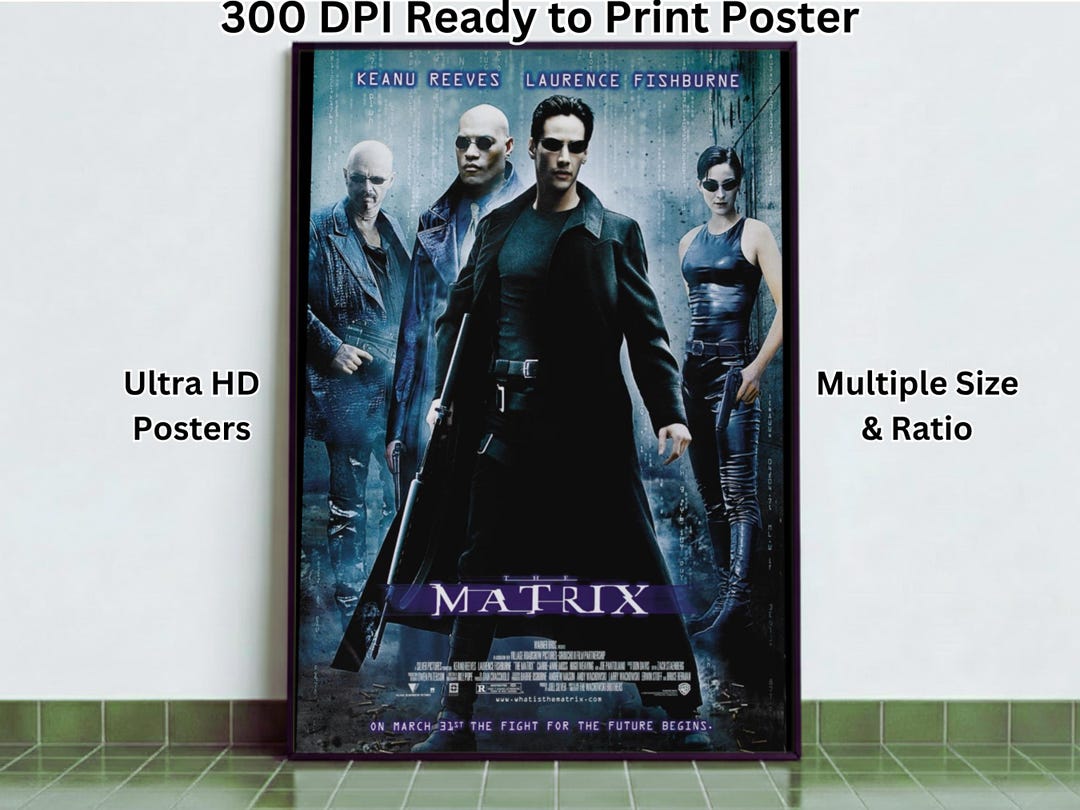 The Matrix Poster, Matrix Poster | Matrix Movie Poster Wall Art, the ...