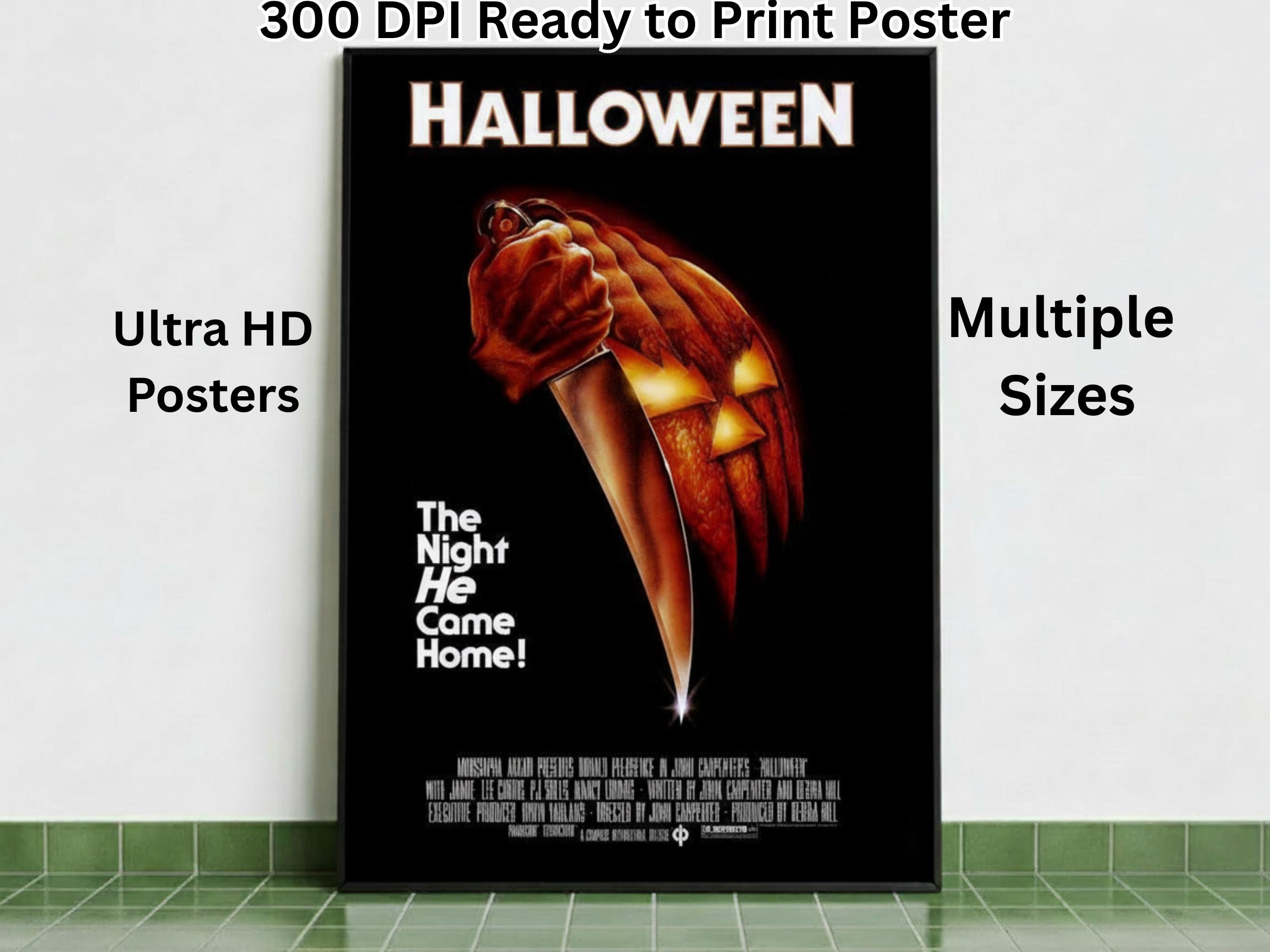Michael Myers Halloween 映画キャンバスポスター6枚セット Michael Myers Halloween 映画キャンバスポスター6枚セット