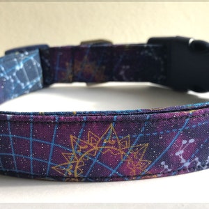 Constellations Dog Collar Size XS, S, M, L and XL