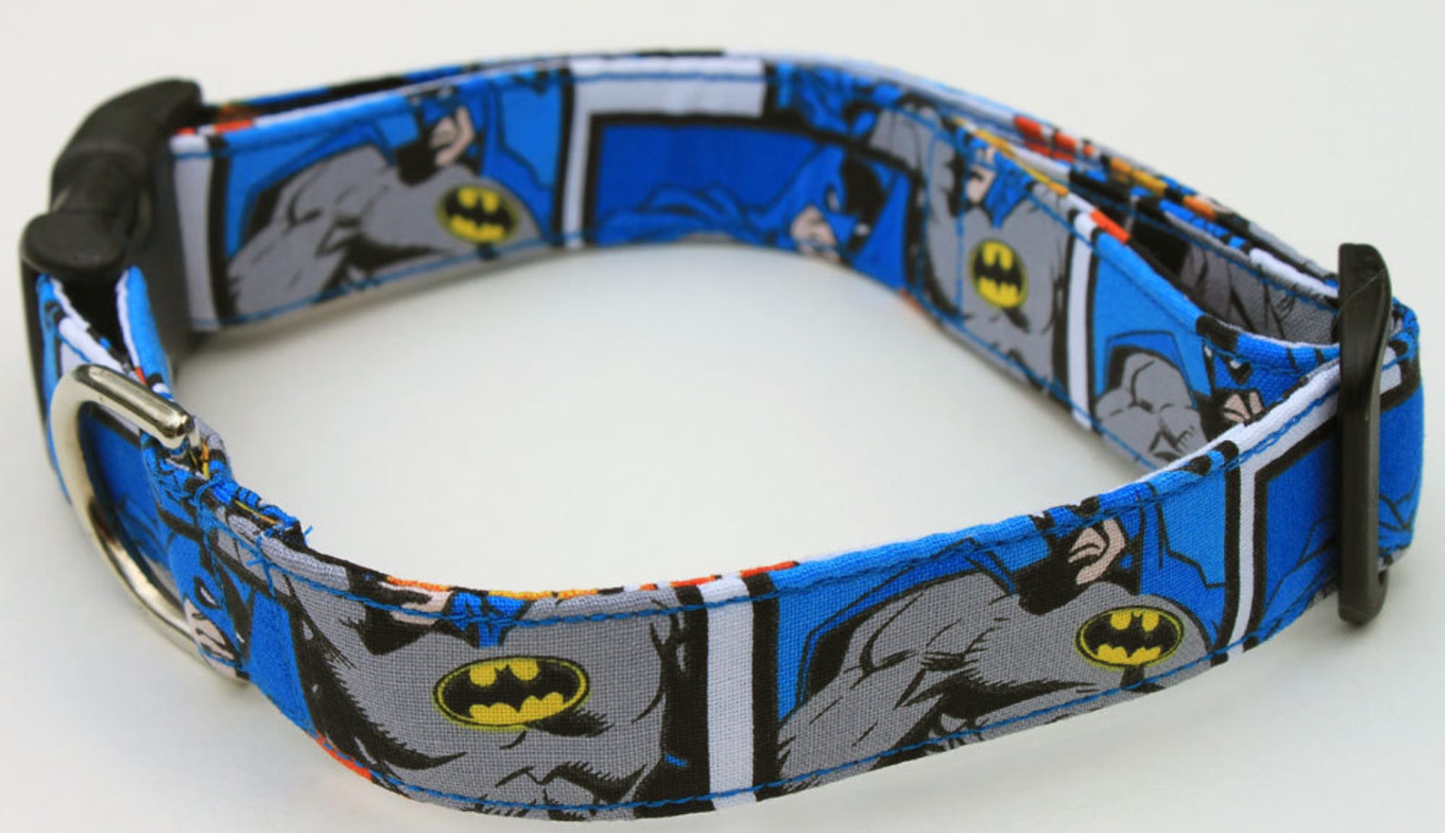 Batman Dog Collar Comic Size XS S M or L Etsy