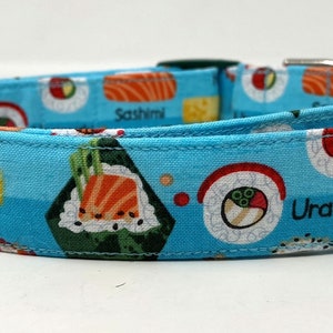 Sushi Dog Collar Size XS, S, M or L