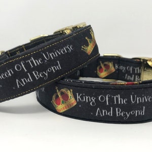 Queen or King Dog Collar Size XS, S, M, L or XL
