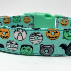 Ghastly Gourmet Donuts Dog Collar Size XS, S, M, L or XL