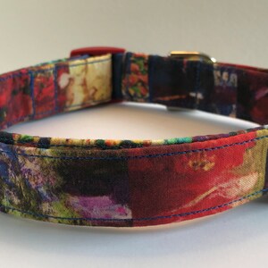 Impressionism Art Dog Collar Size XS, S, M or L