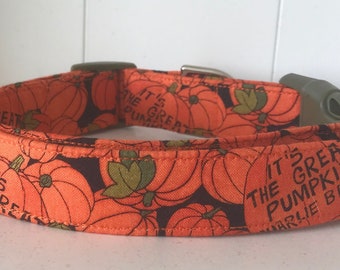 Gran calabaza Halloween Collar de perro