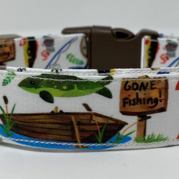 Fishing Dog Collar Etsy