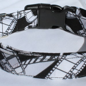 Film Strip Movie Dog Collar Film Noir! Size XS, S, M, L