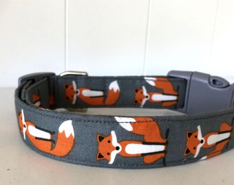Foxy Dog Collar Size XS, S, M, L or XL