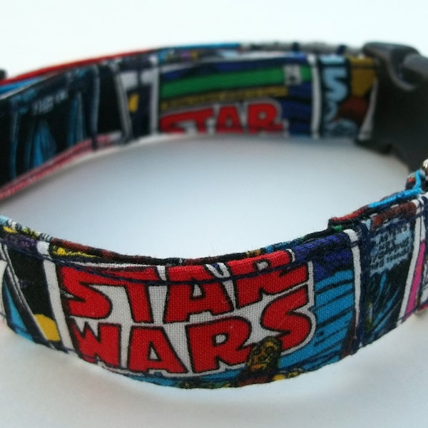 Star Wars Colorful Dog Collar Size XS, S, M or L