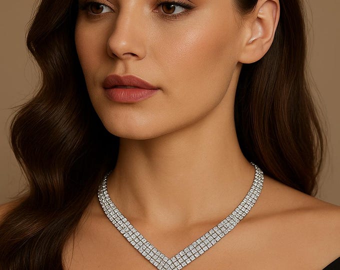 Colombian Emerald and Diamond Pear Necklace, 14K White Gold Dainty Emerald Pendant, May Birthstone Jewelry