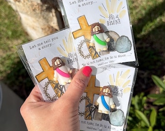 Mini Jesus Easter Favors: Christian Party Handouts, Sunday School Prize