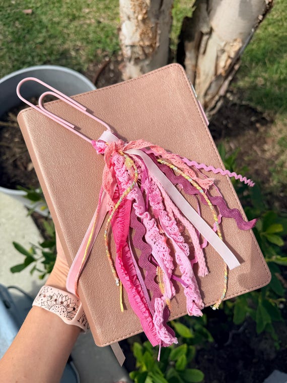Bible Tassel Jumbo Paperclip Bible Study Custom Color Bookmark
